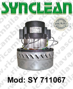 Vacuum motor SY  711067 SYNCLEAN for scrubber dryer and vacuum cleaner