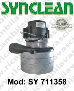 Vacuum motor SY  711358 SYNCLEAN for scrubber dryer and vacuum cleaner