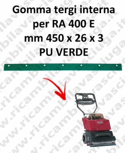 RA 400 E Inner Squeegee rubber for CLEANFIX accessories, reaplacement, spare parts,o scrubber dryer squeegee