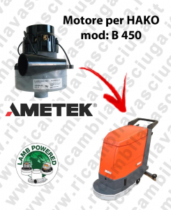 B 450 LAMB AMETEK vacuum motor for scrubber dryer HAKO