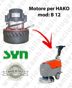 B 12 Vacuum motor Synclean for scrubber dryer HAKO
