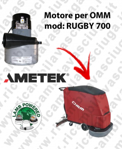 RUGBY 700 LAMB AMETEK vacuum motor for scrubber dryer OMM