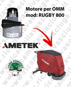 RUGBY 800 LAMB AMETEK vacuum motor for scrubber dryer OMM