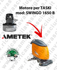 SWINGO 1650 B LAMB AMETEK vacuum motor for scrubber dryer TASKI