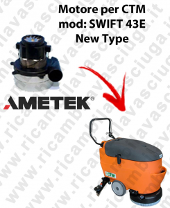 SWIFT 43 E New Type Vacuum motor Synclean for scrubber dryer CTM