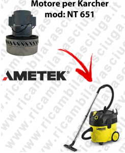 NT 651 Ametek Vacuum Motor for vacuum cleaner KARCHER