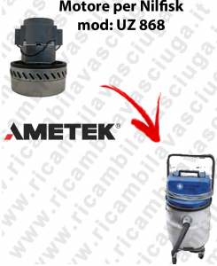 UZ 868 Ametek Vacuum Motor for vacuum cleaner NILFISK