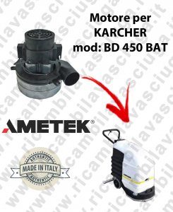 BD 450 Ametek vacuum motor for scrubber dryer KARCHER