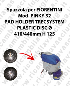 PAD HOLDER TRECSYSTEM  for scrubber dryer FIORENTINI Model PINKY 32