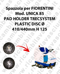 PAD HOLDER TRECSYSTEM  for scrubber dryer FIORENTINI Model UNICA 85