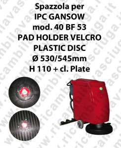 PAD HOLDER VELCRO for scrubber dryer GANSOW Model 40 BF 53
