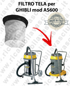  Canvas filter for vacuum cleaner GHIBLI Model AS 600