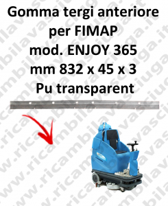 ENJOY 365 Front Squeegee rubber for FIMAP 