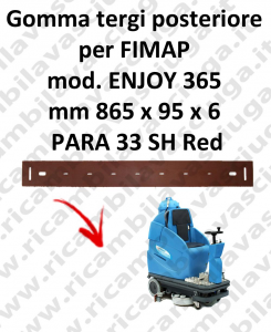 ENJOY 365 squeegee rubber back for FIMAP
