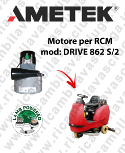 DRIVE 862 S/2 Vacuum motor LAMB AMETEK scrubber dryer RCM