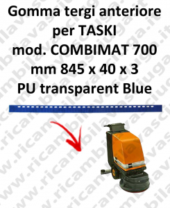 COMBIMAT 700 squeegee rubber scrubber dryer front for TASKI