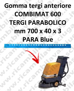 COMBIMAT 600 squeegee rubber scrubber dryer front for TASKI