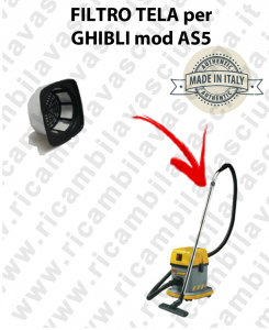  Canvas filter for vacuum cleaner GHIBLI model AS5