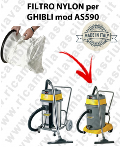  NYLON filter bag cod: 3001220 for vacuum cleaner GHIBLI model AS590