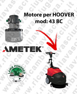 43 BC Lamb Ametek vacuum motor di aspirazione for scrubber dryer HOOVER-2