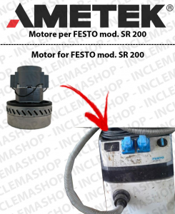 SR 200  Ametek Vacuum Motor  for vacuum cleaner FESTO