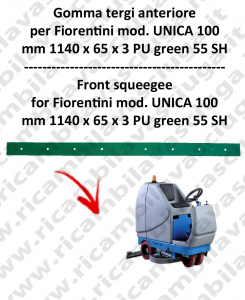 UNICA 100 Front Squeegee rubber for scrubber dryer  FIORENTINI