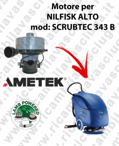 BA 410 Vacuum motor LAMB AMETEK for scrubber dryer NILFISK