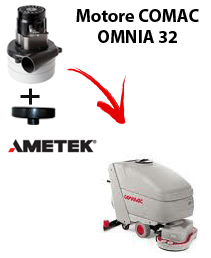 OMNIA 32  Motore de aspiración Ametek para fregadora Comac
