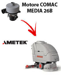 MEDIA 26B  Motore de aspiración Ametek para fregadora Comac