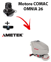 OMNIA 26 Motore de aspiración Ametek para fregadora Comac