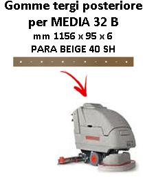 MEDIA 32 B goma de secado trasero Comac