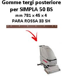 SIMPLA 50 BS goma de secado trasero Comac