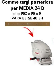 MEDIA 24 B goma de secado trasero Comac