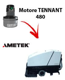 480 Motore de aspiración Ametek para fregadora TENNANT