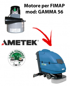 GAMMA 56 Motore de aspiración AMETEK para fregadora FIMAP
