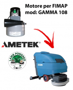 GAMMA 108 Motore de aspiración AMETEK para fregadora FIMAP