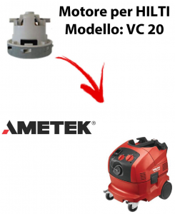 VC 20 automatic Motore de aspiración AMETEK para aspiradora HILTI