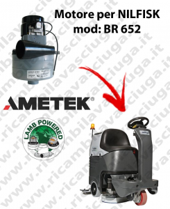 BR 651 Motore de aspiración LAMB AMETEK para fregadora NILFISK