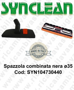 Cepillo COMBINATA Ã¸ 35 para aspiradora y SCOPA ELETTRICA SYN104730440  (compatibile SOTECO)