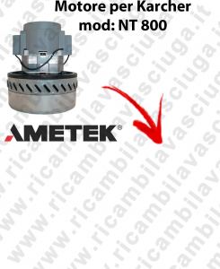 NT800 Motore de aspiración AMETEK para aspiradora KARCHER