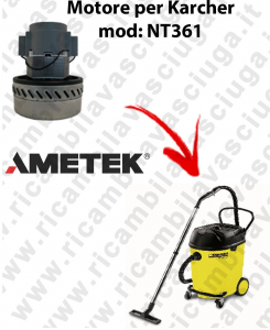 NT361 Motore de aspiración AMETEK para aspiradora KARCHER-2