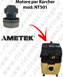 NT501 Motore de aspiración AMETEK para aspiradora KARCHER-2