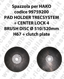 PAD HOLDER TRECSYSTEM  para fregadora HAKO codice 99759200