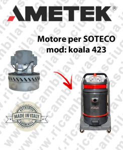 KOALA 423 Motore de aspiración AMETEK  para aspiradora SOTECO