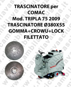Discos de arrastre para fregadora COMAC modelo TRIPLA 75 2009