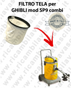  Filtro de tela para aspiradora GHIBLI Model SP9 COMBI
