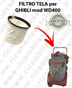  Filtro de tela para aspiradora GHIBLI Model WD400