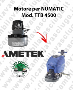 TTB 4500 motor de aspiración AMETEK fregadora NUMATIC