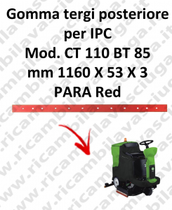 goma de secado trasero para fregadora IPC Model CT 110 BT 85