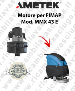 MMX 43 E motor de aspiración AMETEK fregadora FIMAP